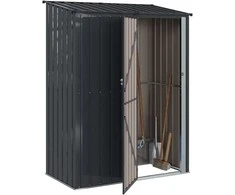 Sodo pašiūrės Antracitas 153,5 x 86 x 200 cm Metalas