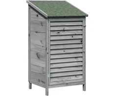 Sodo Sandėlys Pilka 59 x 56 x 113,5 cm Kietasis pušinis medis