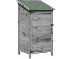 Sodo Sandėlys Pilka 59 x 56 x 113,5 cm Kietasis pušinis medis