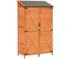 Sodo Sandėlys Ruda 106 x 56 x 176,5 cm Kietasis pušinis medis