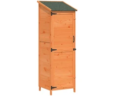 Sodo Sandėlys Ruda 59,5 x 56 x 176,5 cm Kietasis pušinis medis