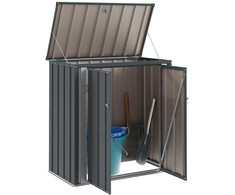 Sodo saugojimo dėžė Juoda 101,5 x 57 x 100,5 cm Plienas