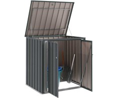Sodo saugojimo dėžė Juoda 101,5 x 82 x 100 cm Plienas