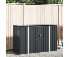 Sodo saugojimo dėžė Juoda 214 x 82 x 132 cm Plienas