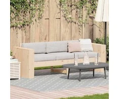 Sodo sofa Natūrali 185,5 x 60 x 62 cm Kietos pušies mediena