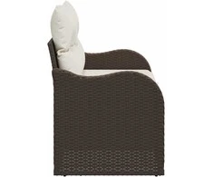 Sodo sofa su pagalve Ruda 121 x 62 x 69cm poliratanas
