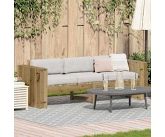 Sodo sofa Ruda 185,5 x 60 x 62 cm Kietos pušies mediena