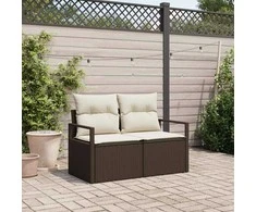 Sodo sofa su pagalve 120 x 62 x 69 cm poliratanas