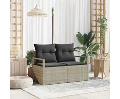 Sodo sofa su pagalve 120 x 62 x 69 cm poliratanas