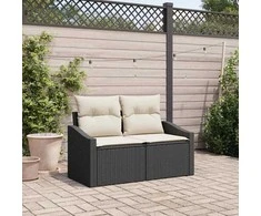 Sodo sofa su pagalve 123 x 62 x 69 cm poliratanas