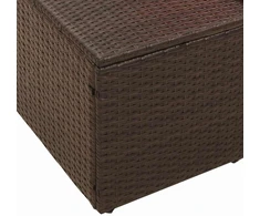 Sodo sofa su pagalve Ruda 184 x 62 x 69 cm poliratanas