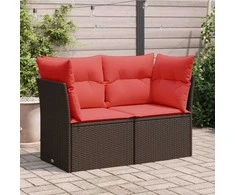 | Sodo sofa | su pagalve Ruda 124 x 62 x 69 cm Poli ratanas