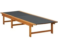 Sodo šoninis stalas 3 pcs Ruda 33 x 44,5 x 51 cm