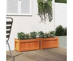 sodo šoninis staliukas su stikliniu viršumi ruda 58x27,5x55 cm