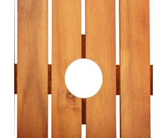 Sodo stalas, 88x88x74cm, akacijos medienos masyvas