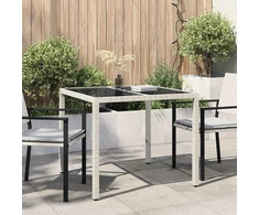 Sodo stalas Balta 90 x 90 x 75 cm poliratanas