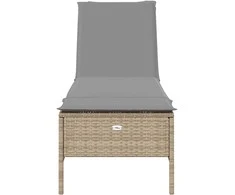 Sodo stalas Juoda 150 x 90 x 75 cm poliratanas