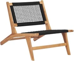 Sodo stalas Natūrali 80 x 40 x 45 cm poliratanas
