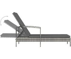 Sodo stalas Pilka 160 x 80 x 75 cm Kietos akacijos mediena