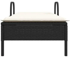 Sodo stalas Pilka 190 x 90 x 75 cm poliratanas