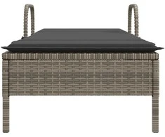 Sodo stalas Pilka 250 x 100 x 75 cm poliratanas