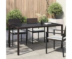 Sodo stalas Ruda 150 x 90 x 75 cm poliratanas
