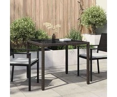 Sodo stalas Ruda 90 x 90 x 75 cm poliratanas