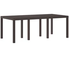 Sodo stalas Ruda 200 x 100 x 73 cm poliratanas