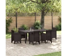Sodo stalas Ruda 200 x 100 x 73 cm poliratanas