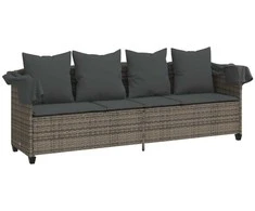 Sodo stalas Smėlio 250 x 100 x 75 cm poliratanas