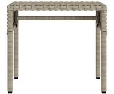 Sodo stalas Šviesiai pilka 350 x 100 x 74 cm poliratanas