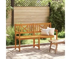 Lauko suolas Natūrali 150 x 56 x 90 cm Kietos akacijos mediena