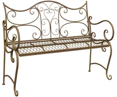 Lauko baldų komplektas Sodo suolas 2-Vietų skaičius 114 x 56,5 x 90 cm Plienas