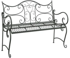 Lauko baldų komplektas Sodo suolas 2-Vietų skaičius 114 x 56,5 x 90 cm Plienas