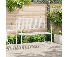 Sodo suolas Glausta balta 103,5 x 51,5 x 90 cm Plienas