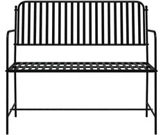 Sodo suolas Juoda 103,5 x 51,5 x 90 cm Plienas