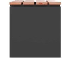 Sodo suolas Juoda 60 x 40 x 43 cm