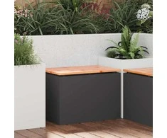 Sodo suolas Juoda 60 x 40 x 43 cm