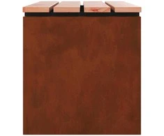 Sodo suolas Rūdijanti 80 x 40 x 43 cm
