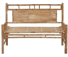 Sodo suoliukas su pagalvėle, 120cm, bambukas (41504+314946)