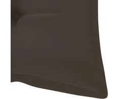 Sodo suoliukas su pagalvėle, 120cm, bambukas (41504+314952)