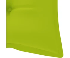 Sodo suoliukas su pagalvėle, 120cm, bambukas (41504+314955)