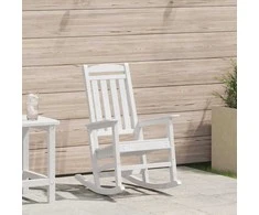 Sodo supamoji kėdė Balta 92 x 70 x 108cm HDPE