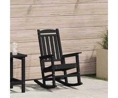 Sodo supamoji kėdė Juoda 92 x 70 x 108cm HDPE