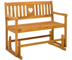Lauko baldų komplektas Sodo sūpuoklių suolas Natūrali 110 x 59 x 97 cm