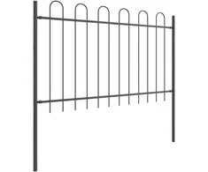 Sodo tvora 2 pcs Pilka 3,4 x 0,8 m Miltelinis plienas