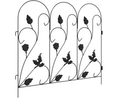 Sodo tvora 5 pcs Juoda Plienas