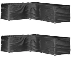 Sodo tvora 2 pcs Pilka 3,4 x 0,6 m Miltelinis plienas