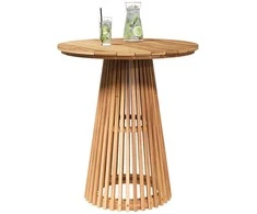 Šoninis stalas Ruda 70 x 70 x 75 cm Kieto teka medžio