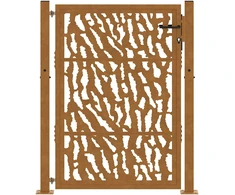 Sodo vartai, 100x150 cm, atsparūs oro sąlygoms, plienas, su atbrailomis